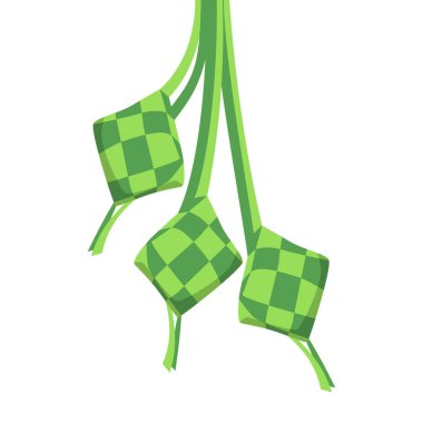 Ramazan Ketupat Asılı Çizim