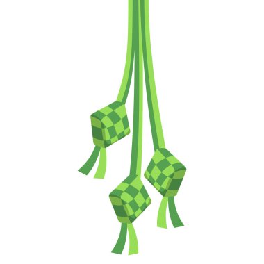 Ramazan Ketupat Asılı Çizim