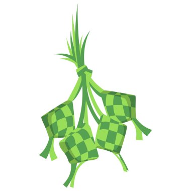 Ramazan Ketupat Asılı Çizim