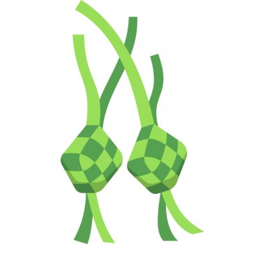 Ramazan Ketupat Asılı Çizim