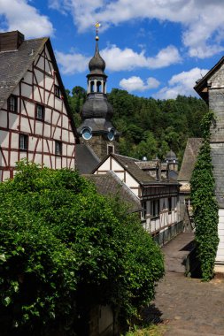 Şehir merkezi, Monschau köyü, Almanya