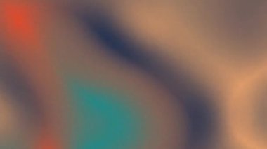 Bulanık turuncu ve serin mavi tonlarıyla, rüya gibi ve sakinleştirici bir etki yaratan, kumlu, soyut bir psikedelik arka plan..