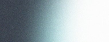 Soyut tanecikli gradyan arkaplan siyah, gri ve cyan, gürültü efekti, afiş poster kapağı tasarımı.