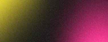 Magenta, Pembe, Siyah ve Sarı Renklerle Soyut Grafik Gradyan Arkaplanı.