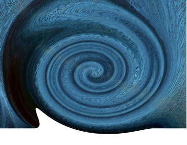 Soyut kıvrımlı renkli dijital sanat tasarımı