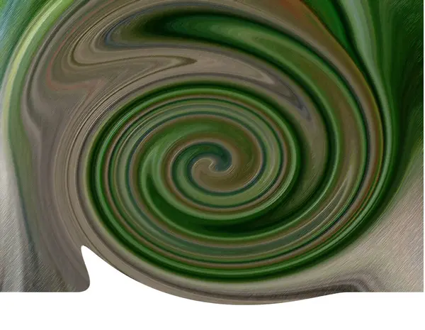 Soyut kıvrımlı renkli dijital sanat saltanatı