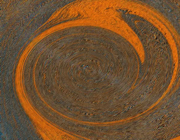 Soyut kıvrımlı renkli dijital sanat tasarımı
