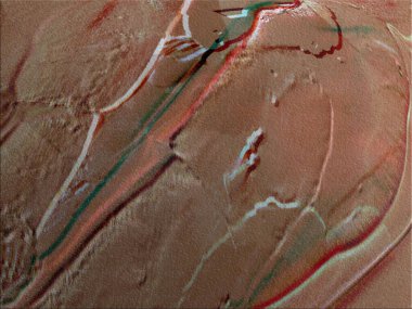 Renkli dinamik dalgaların bulanık arkaplanı olan soyut bir arkaplan. Dalga tasarımı için uygun tasarım