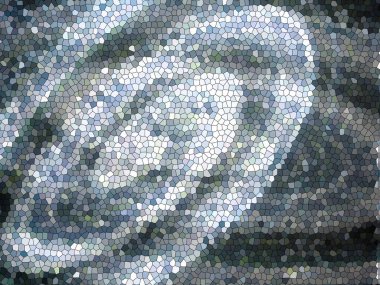 Renkli dinamik dalgaların bulanık arkaplanı olan soyut bir arkaplan. Dalga tasarımı için uygun tasarım