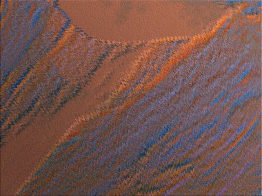 Renkli dinamik dalgaların bulanık arkaplanı olan soyut bir arkaplan. Dalga tasarımı için uygun tasarım