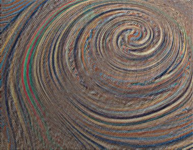 Renkli dinamik dalgaların bulanık arkaplanı olan soyut bir arkaplan. Dalga tasarımı için uygun tasarım