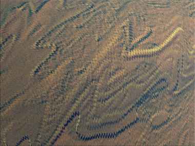 Renkli dinamik dalgaların bulanık arkaplanı olan soyut bir arkaplan. Dalga tasarımı için uygun tasarım