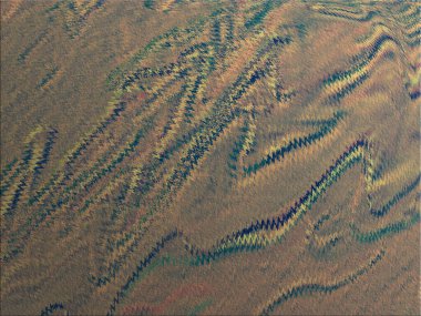 Renkli dinamik dalgaların bulanık arkaplanı olan soyut bir arkaplan. Dalga tasarımı için uygun tasarım