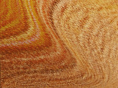 Renkli dinamik dalgaların bulanık arkaplanı olan soyut sarı eğimli arkaplan. Dalga tasarımı için uygun görüntü