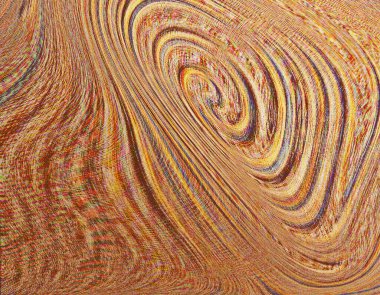 Renkli dinamik dalgaların bulanık arkaplanı olan soyut sarı eğimli arkaplan. Dalga tasarımı için uygun görüntü