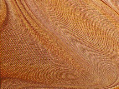 Renkli dinamik dalgaların bulanık arkaplanı olan soyut sarı eğimli arkaplan. Dalga tasarımı için uygun görüntü