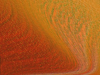 Renkli dinamik dalgaların bulanık arkaplanı olan soyut sarı eğimli arkaplan. Dalga tasarımı için uygun görüntü