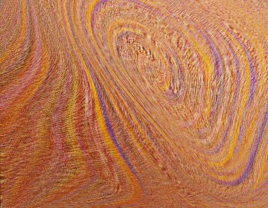 Renkli dinamik dalgaların bulanık arkaplanı olan soyut sarı eğimli arkaplan. Dalga tasarımı için uygun görüntü