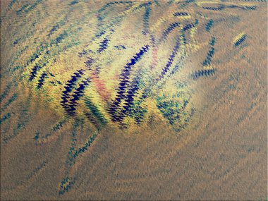 Dönen mürekkep renklerinin renkli soyut arkaplanı.