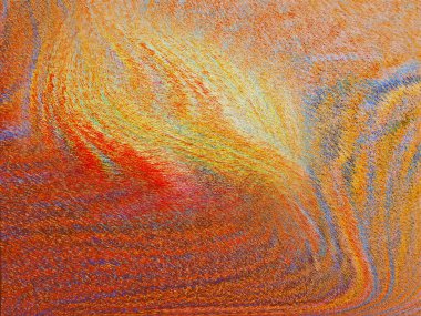 Dönen mürekkep renklerinin renkli soyut arkaplanı.