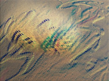 Dönen mürekkep renklerinin renkli soyut arkaplanı.