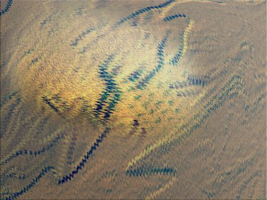 Dönen mürekkep renklerinin renkli soyut arkaplanı.