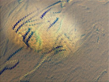 Dönen mürekkep renklerinin renkli soyut arkaplanı.