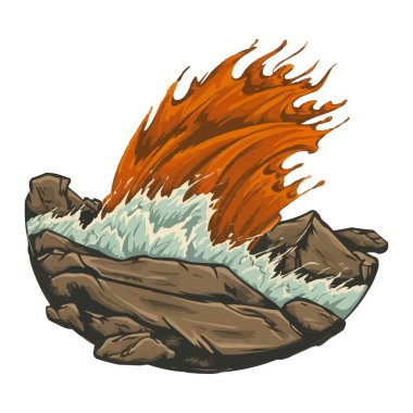 Ateşli Dalgaların Evcilleştirilmemiş Güzelliği.