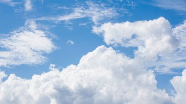 mavi gökyüzü beyaz bulutlar arkaplan