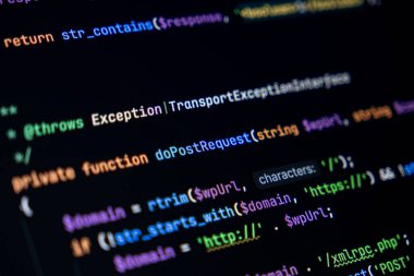 API çağrıları ve veri takas rutinleri gibi arka uç geliştirme görevleri için dizayn edilen dizgi işlemleri ve hata işleme yöntemlerini kullanarak PHP işlevinin karanlık arayüzünü kapat