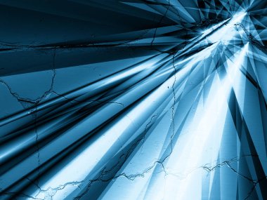 Soyut teknolojinin 3 boyutlu tanıtımı dijital hi tech arkaplanı pankart için hazır