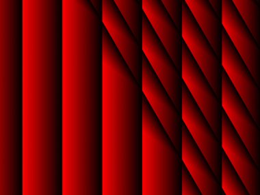 kırmızı ve siyah soyut arkaplan. 3d illüstrasyon