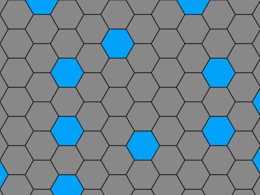 Soyut geometrik şekillerin kusursuz deseni