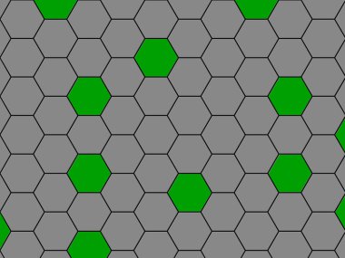 soyut yeşil altıgen arka plan