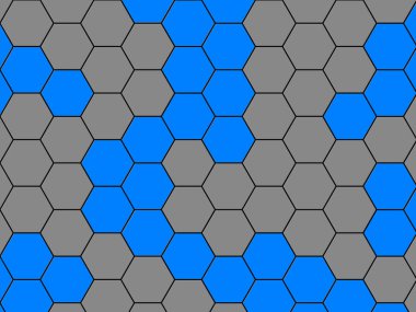 Mavi agonlu kusursuz desen