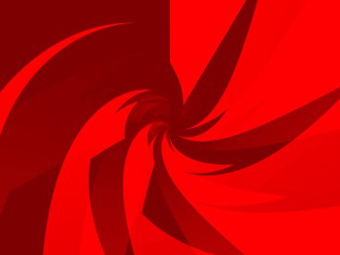 kırmızı arka plan ile soyut şekiller