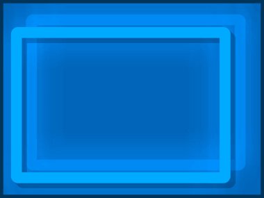 Sınırlı mavi kare çerçeve. vektör.