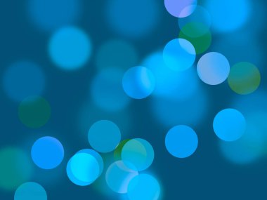 Bokeh 'in mavi arkaplanı.