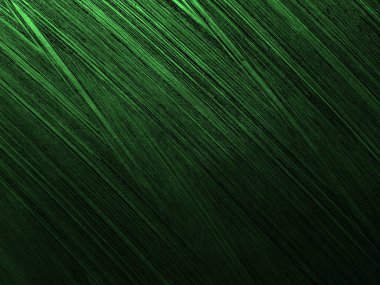 Çizgileri olan soyut yeşil arkaplan. 3D görüntüleme, 3D resimleme.