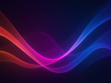 Parlak çizgileri olan soyut arkaplan