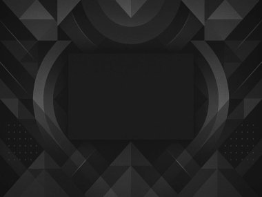 Geometrik şekillerin soyut arkaplanı, vektör illüstrasyonu