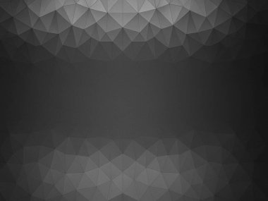 siyah soyut geometrik arkaplan. vektör trigpoli tasarımı