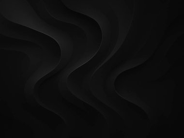 Dalgalı soyut siyah arkaplan