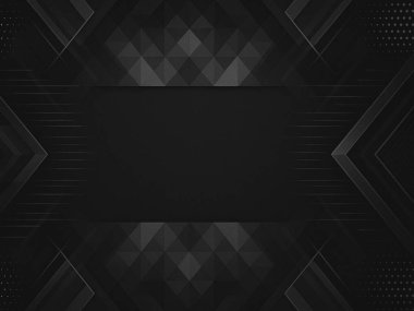 karanlık geometrik arka plan