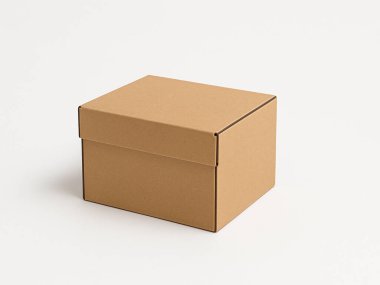 Beyaz arkaplanda boş kutu