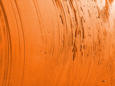 Kağıt dokusu arka planında soyut kırmızı suluboya