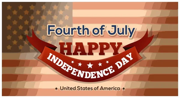 Pozadí Dne Nezávislosti Čtvrtého Července Vlajka Spojených Států Amerických Rozmazané — Stock fotografie