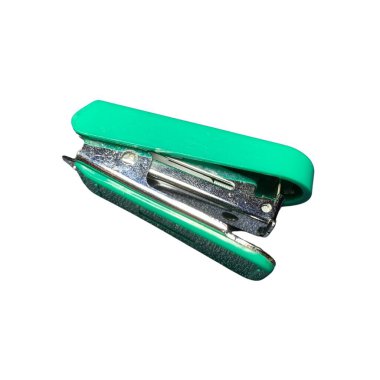 İzole edilmiş beyaz arkaplanda kağıt zımbası