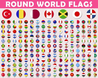 Dünyanın bayrak taşıyıcısı, Yuvarlak Dünya Bayrakları