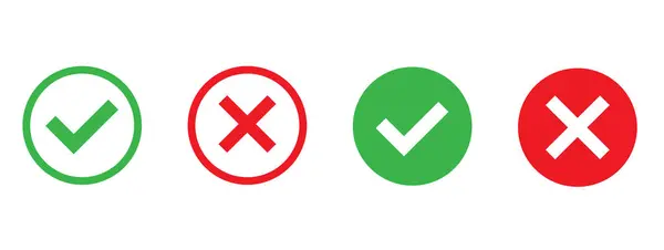İşaretleme ve işaretleme simgesi ayarlandı. Vektör illüstrasyonu